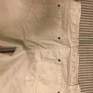 White jeans perfect condition to big never worn
